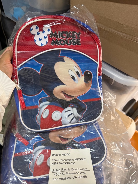 Disney Other - Disney Kids Mickey Mouse Red and Blue Mini Backpack